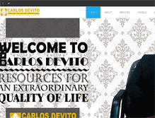 Tablet Screenshot of carlosdevito.com